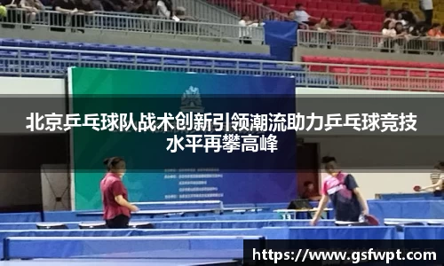 北京乒乓球队战术创新引领潮流助力乒乓球竞技水平再攀高峰