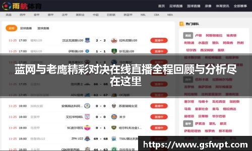 蓝网与老鹰精彩对决在线直播全程回顾与分析尽在这里