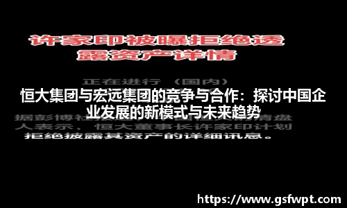 恒大集团与宏远集团的竞争与合作：探讨中国企业发展的新模式与未来趋势